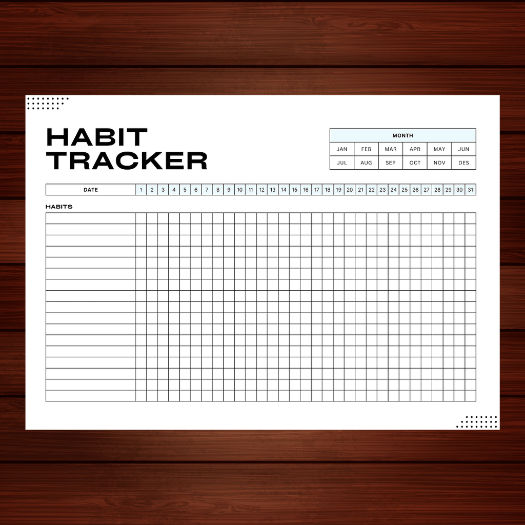 Monthly Habit Tracker