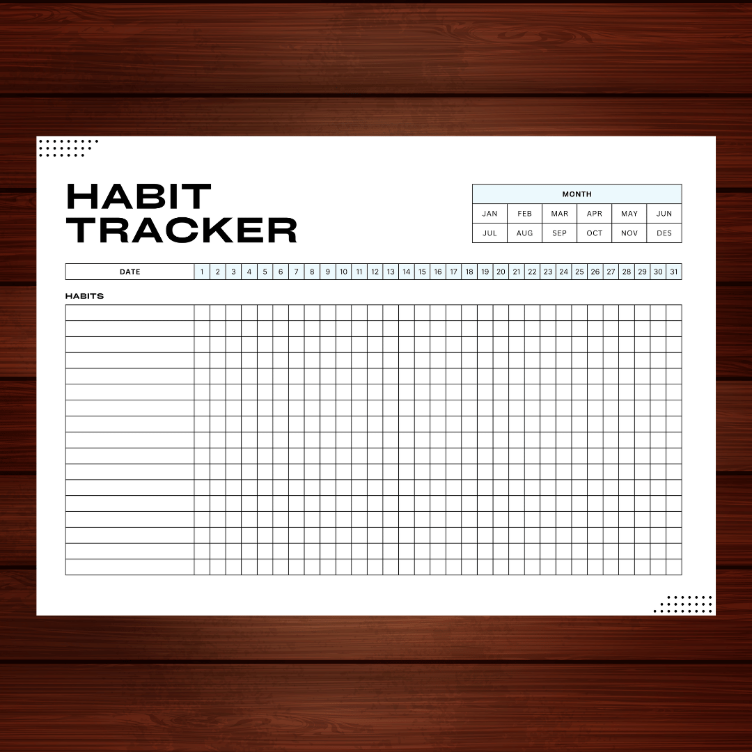 Monthly Habit Tracker